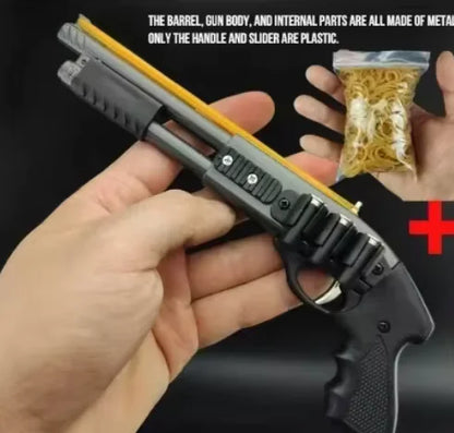 Alloy Rubber Band Toy Gun