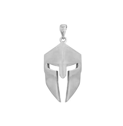 Classic Minimalist Hero Of Sparta Mask Pendant Necklace Man's Stainless Steel Necklace Titanium Steel Ornament