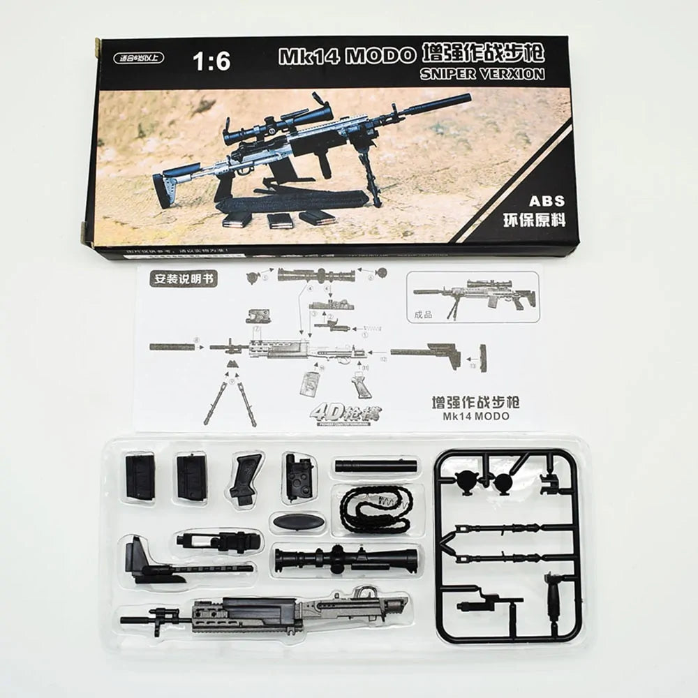 Automatic Rifle Gun Assemble Toy